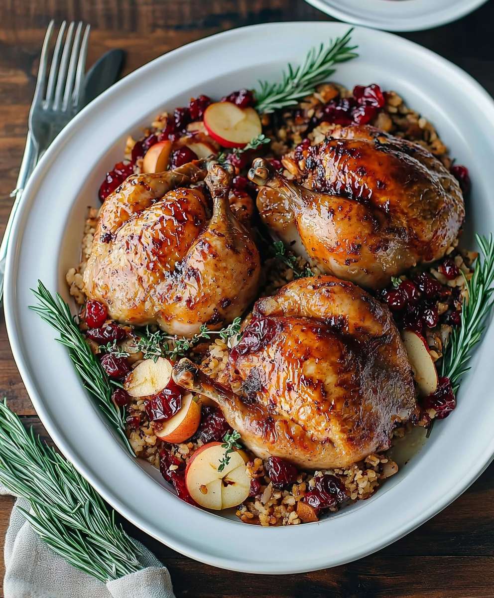 Cornish Hens with Stuffing