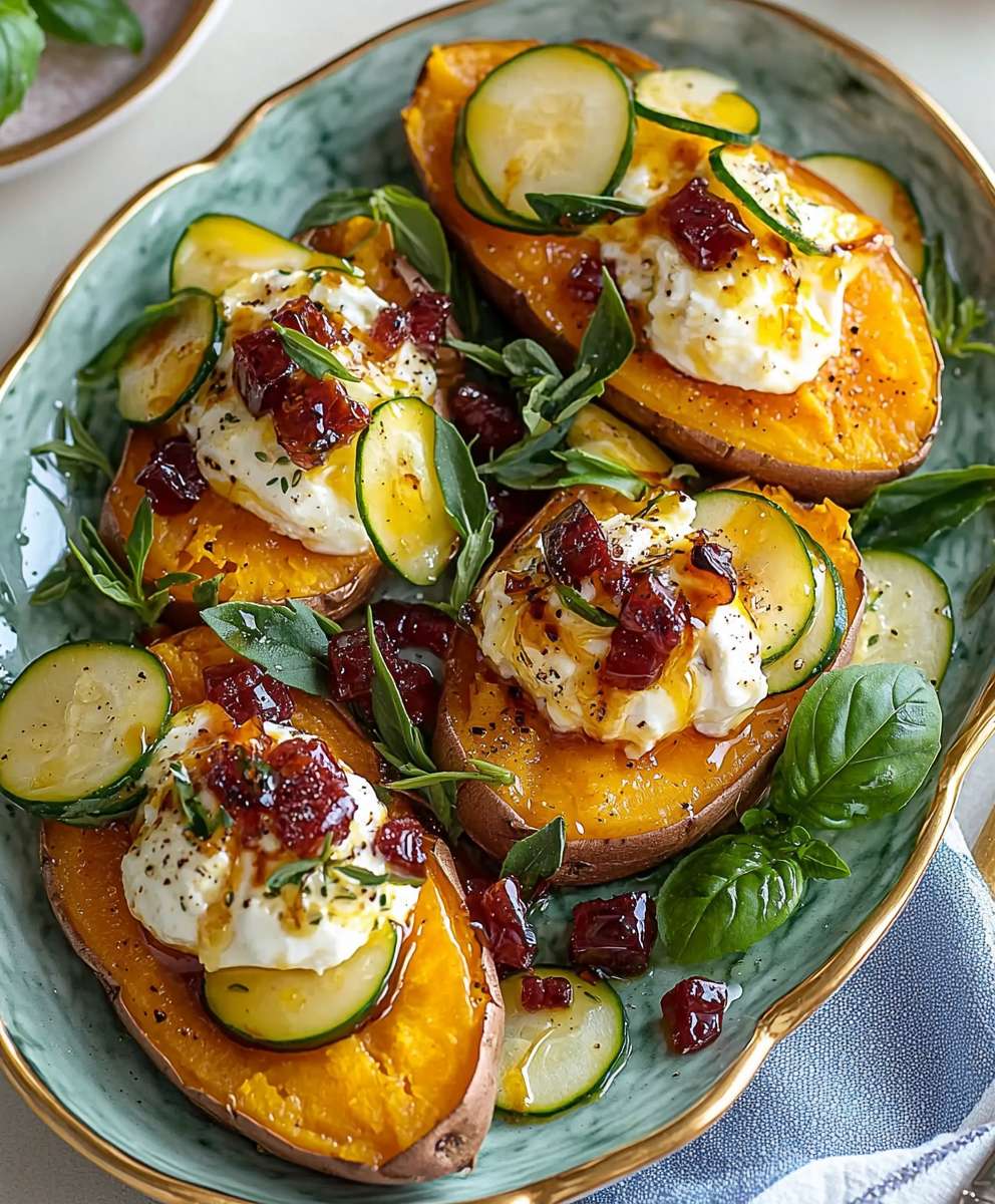 Twice Baked Sweet Potatoes