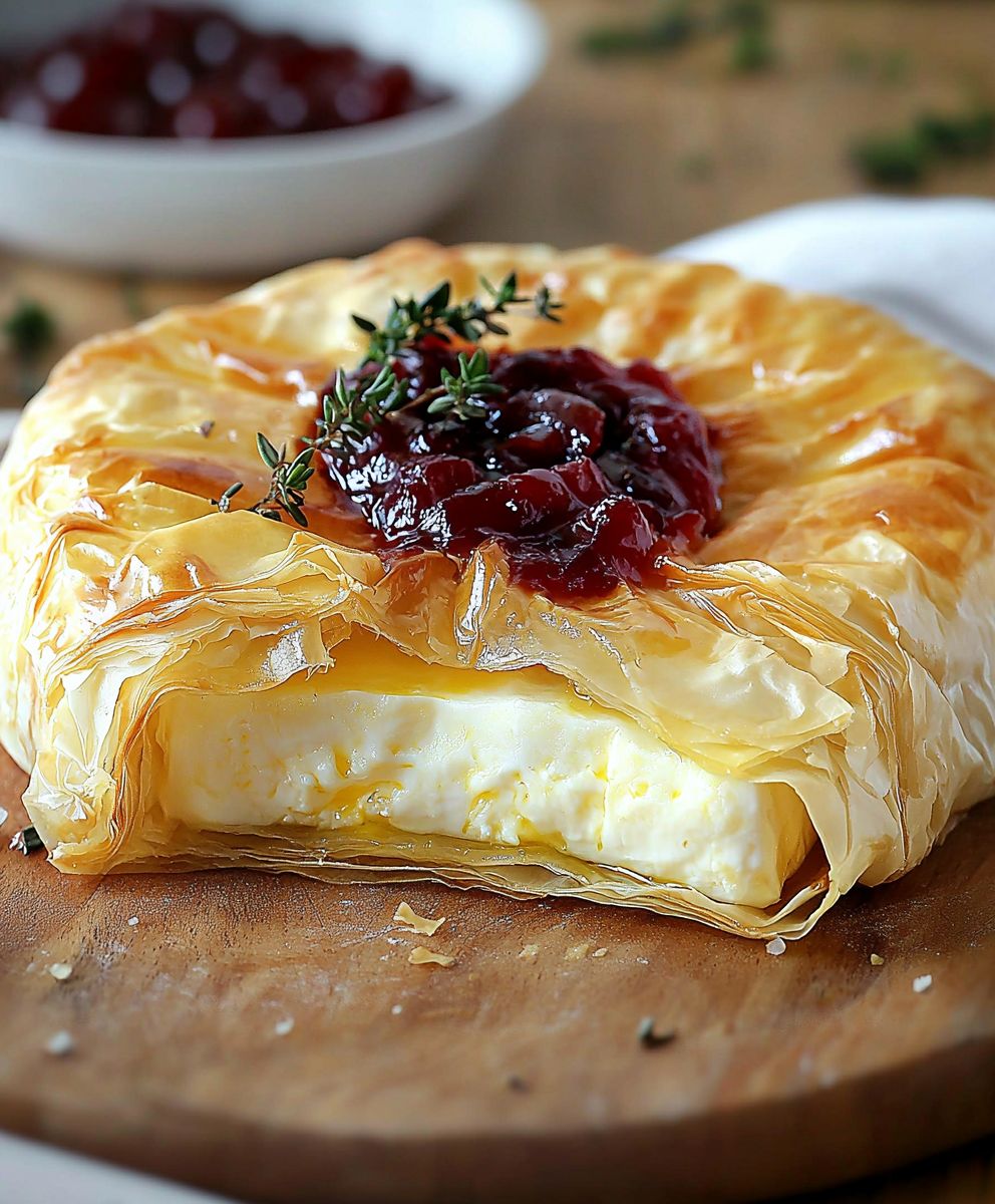 Baked Brie Phyllo Dough