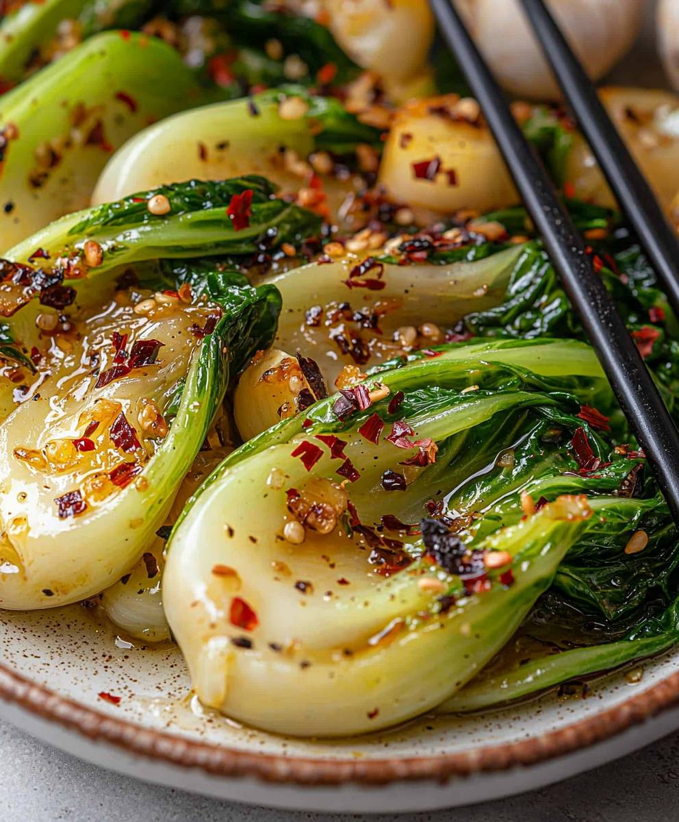 Bok Choy Garlic Ginger Stir-Fry