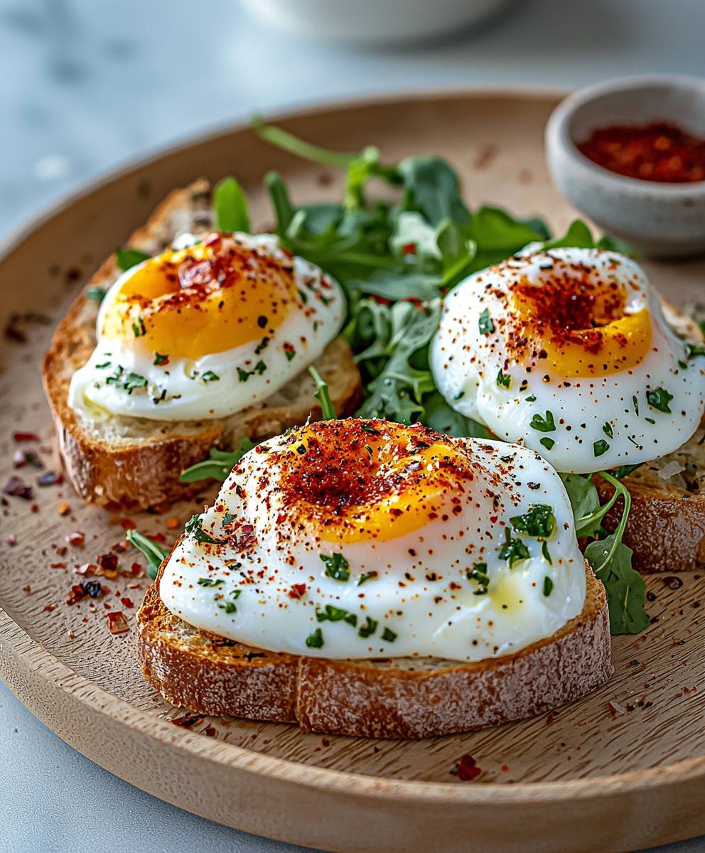 Poached Eggs with Yogurt