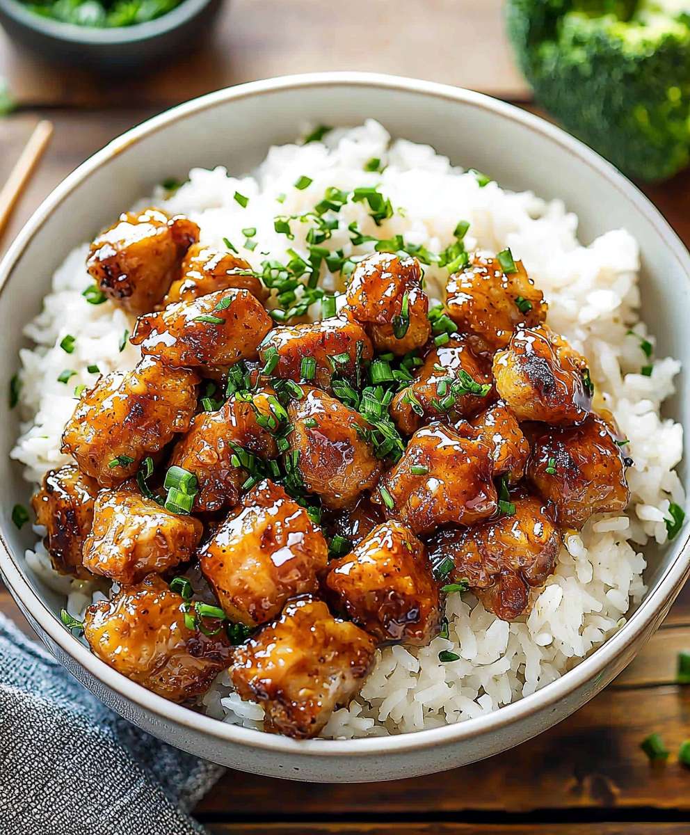 Honey Garlic Pork Bowl