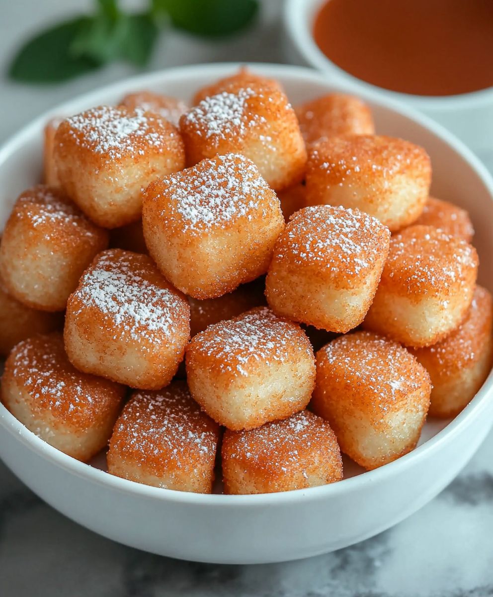 Air Fryer Churro Bites