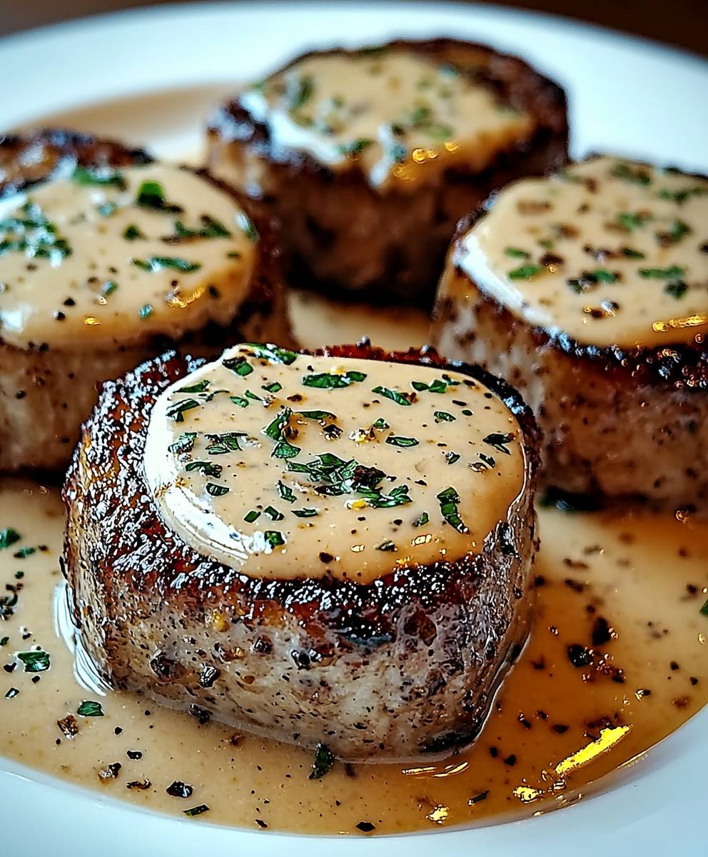 Steak Bourbon Knoblauch Sahnesauce