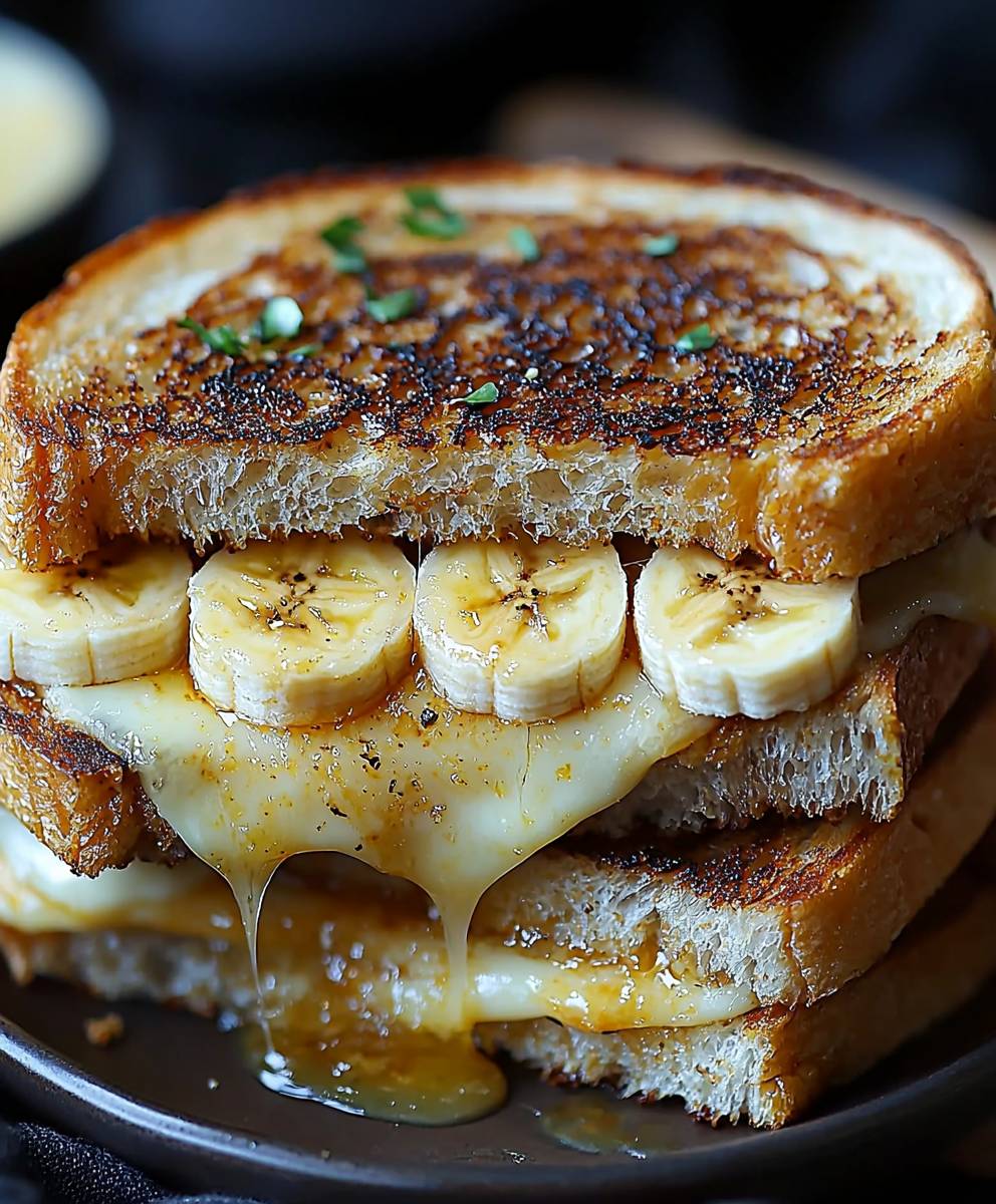 Honey Banana Grilled Cheese