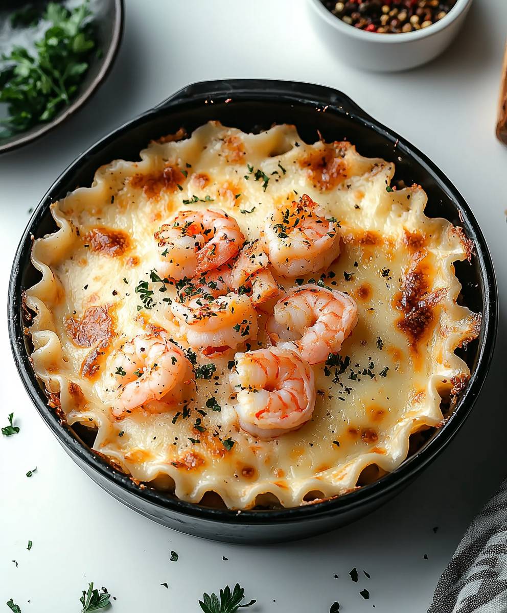 Seafood Lasagna Lobster Shrimp