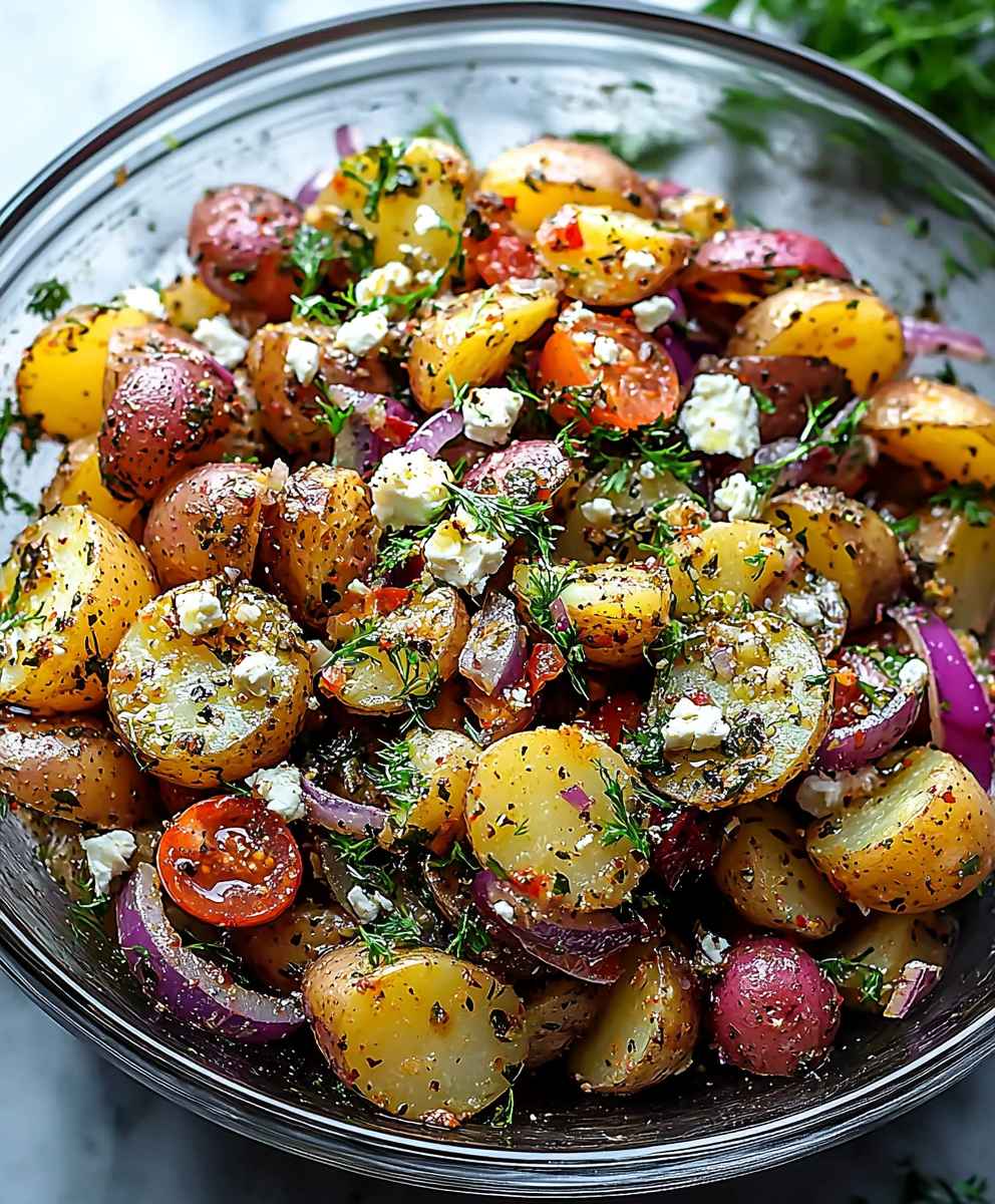 Greek potato salad