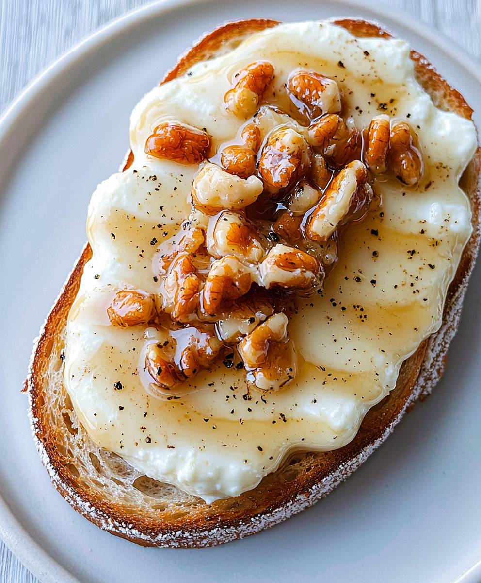 Vanilla Bean Ricotta Toast