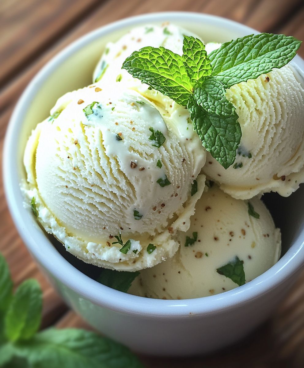 Fresh Mint Ice Cream