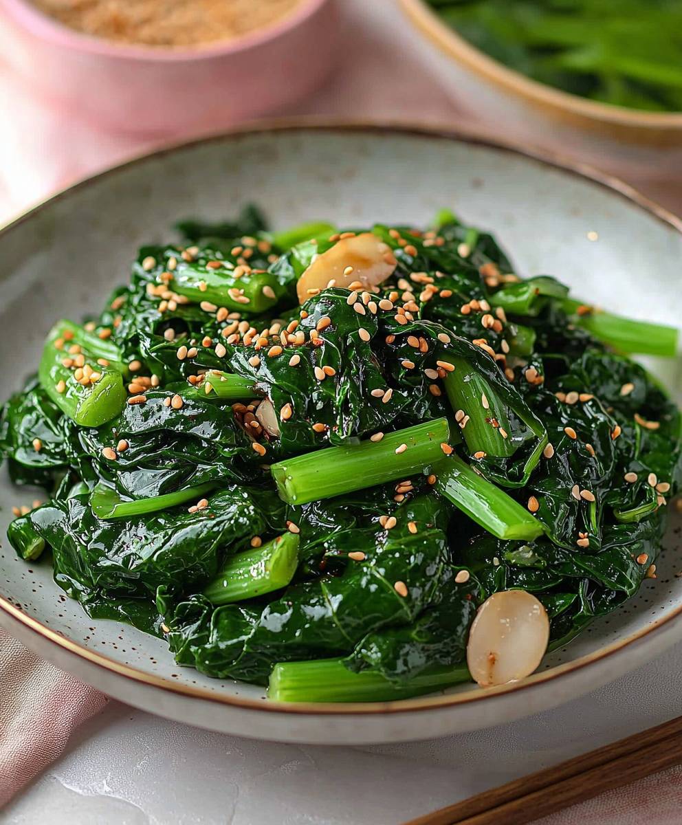 Korean Spinach Side Dish