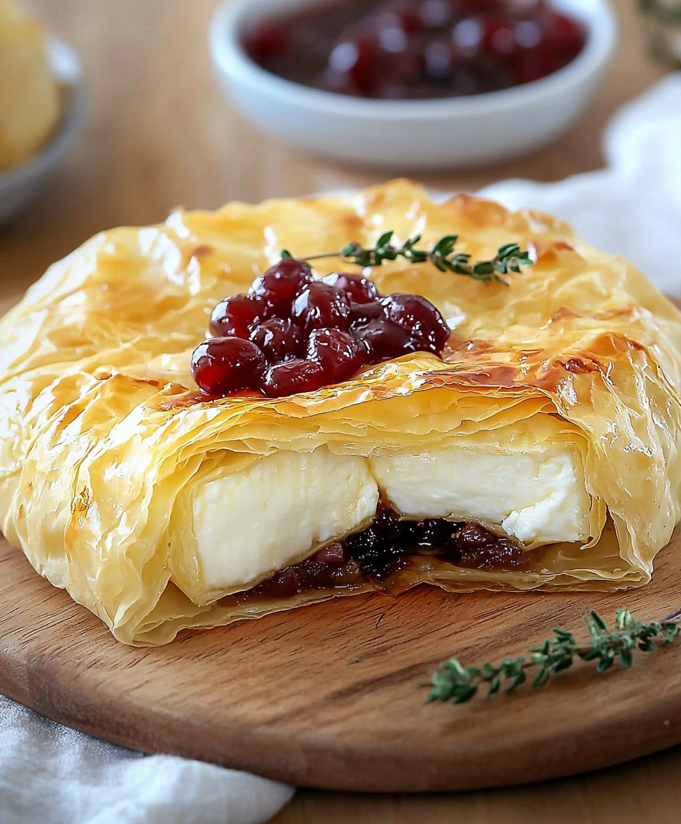 Baked Brie Phyllo Dough