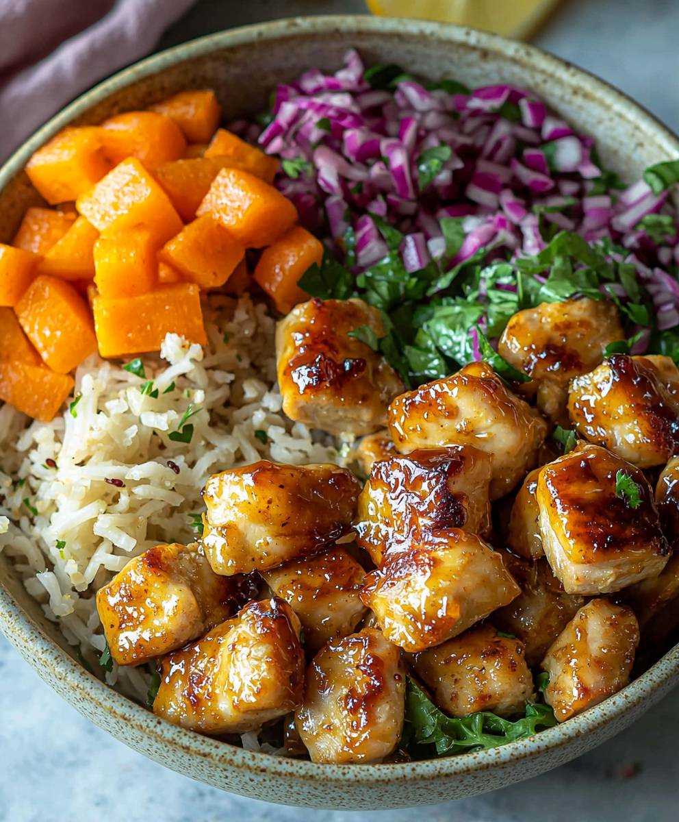 Hot Honey Chicken Bowls