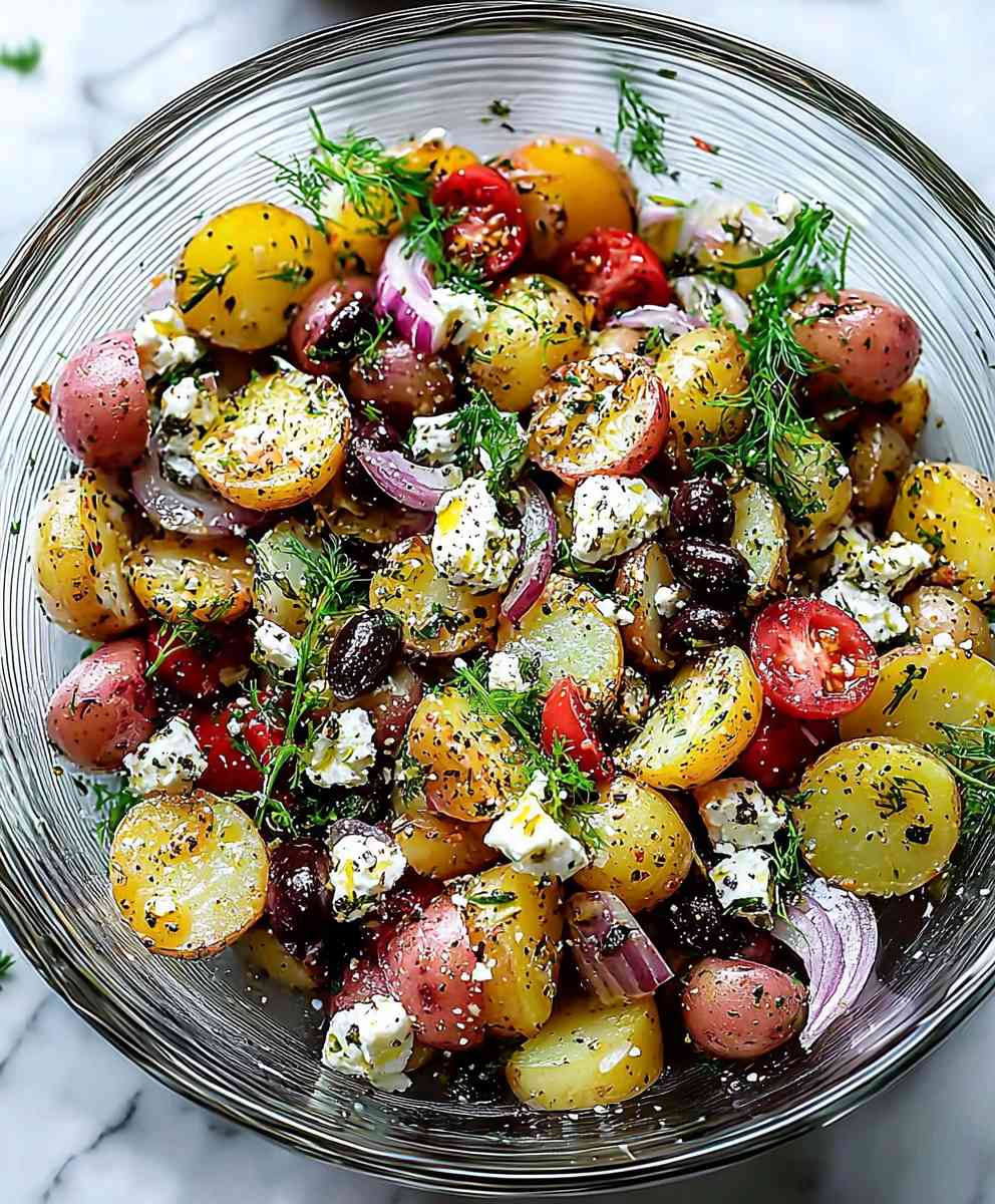 Greek potato salad