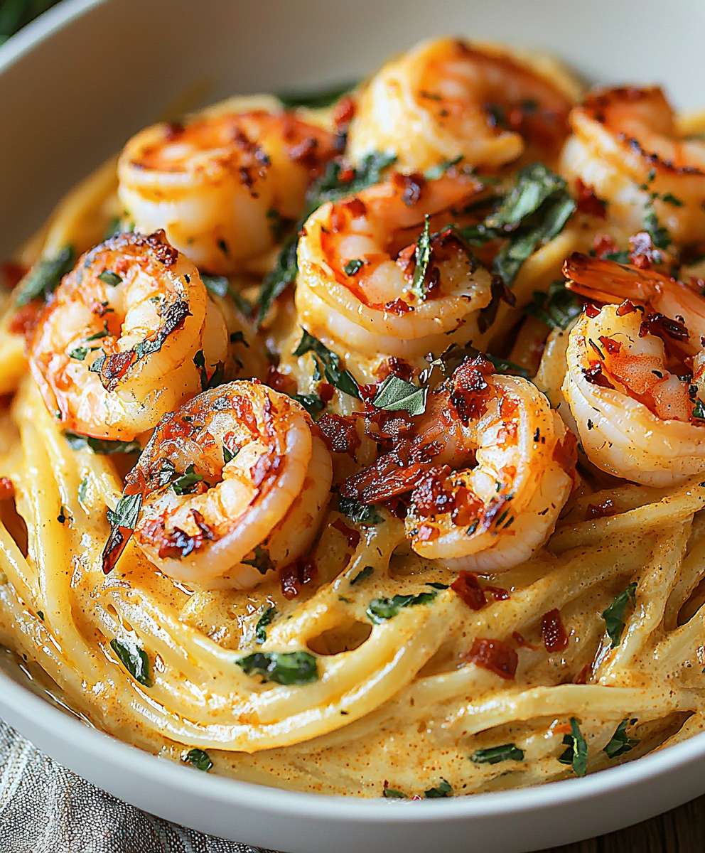 Tuscan Shrimp Linguine