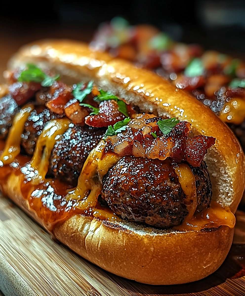 Bacon Cheeseburger Meatball