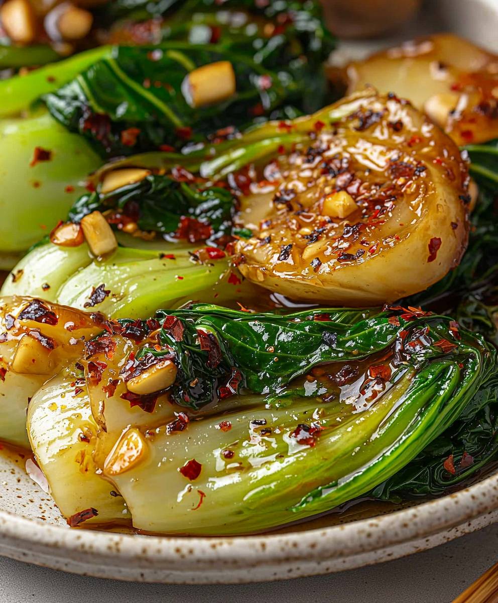 Bok Choy Garlic Ginger Stir-Fry