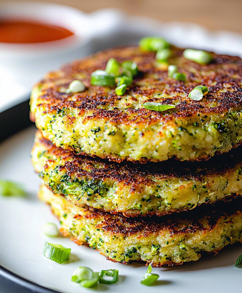 Cheesy Broccoli Fritters