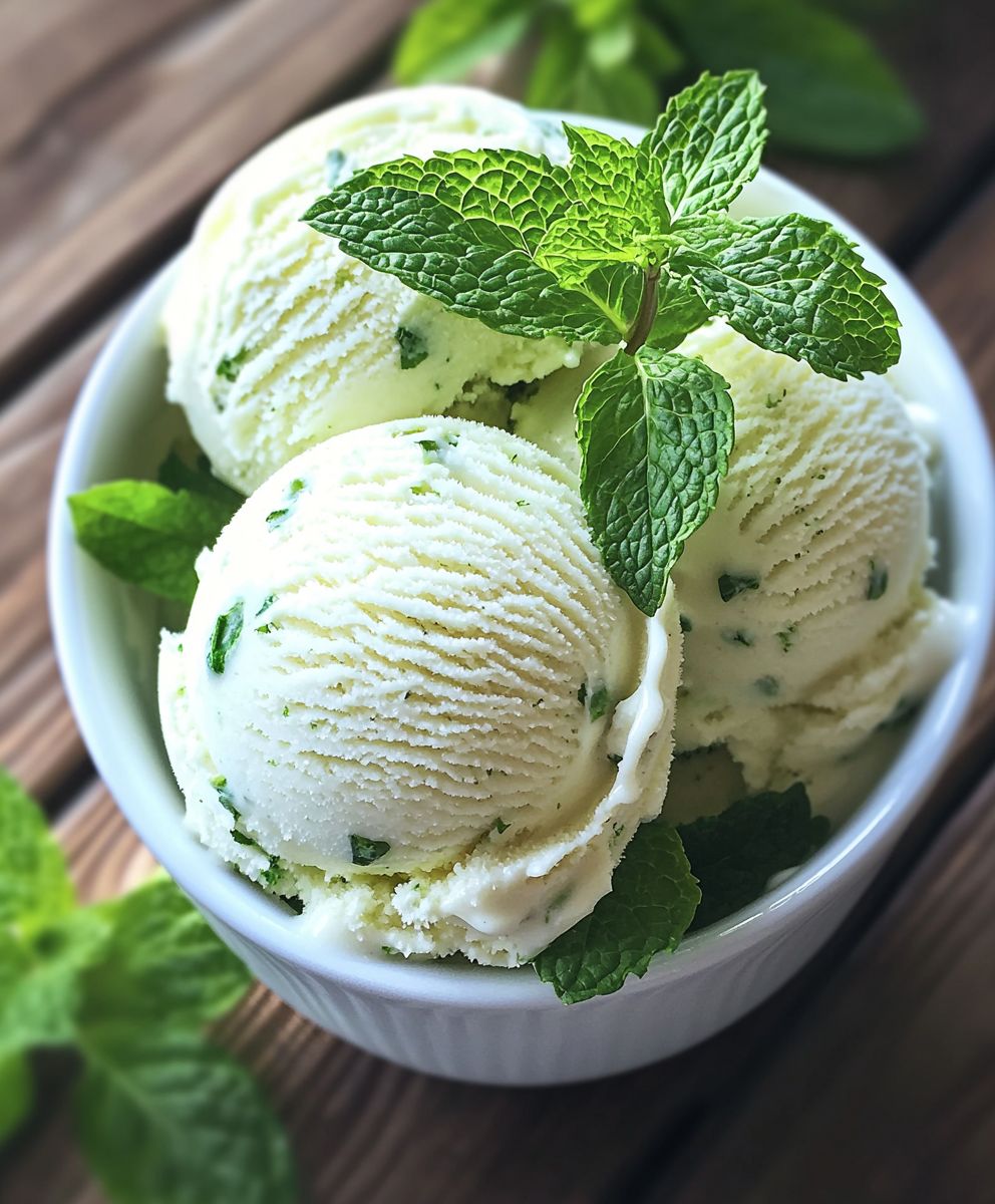 Fresh Mint Ice Cream
