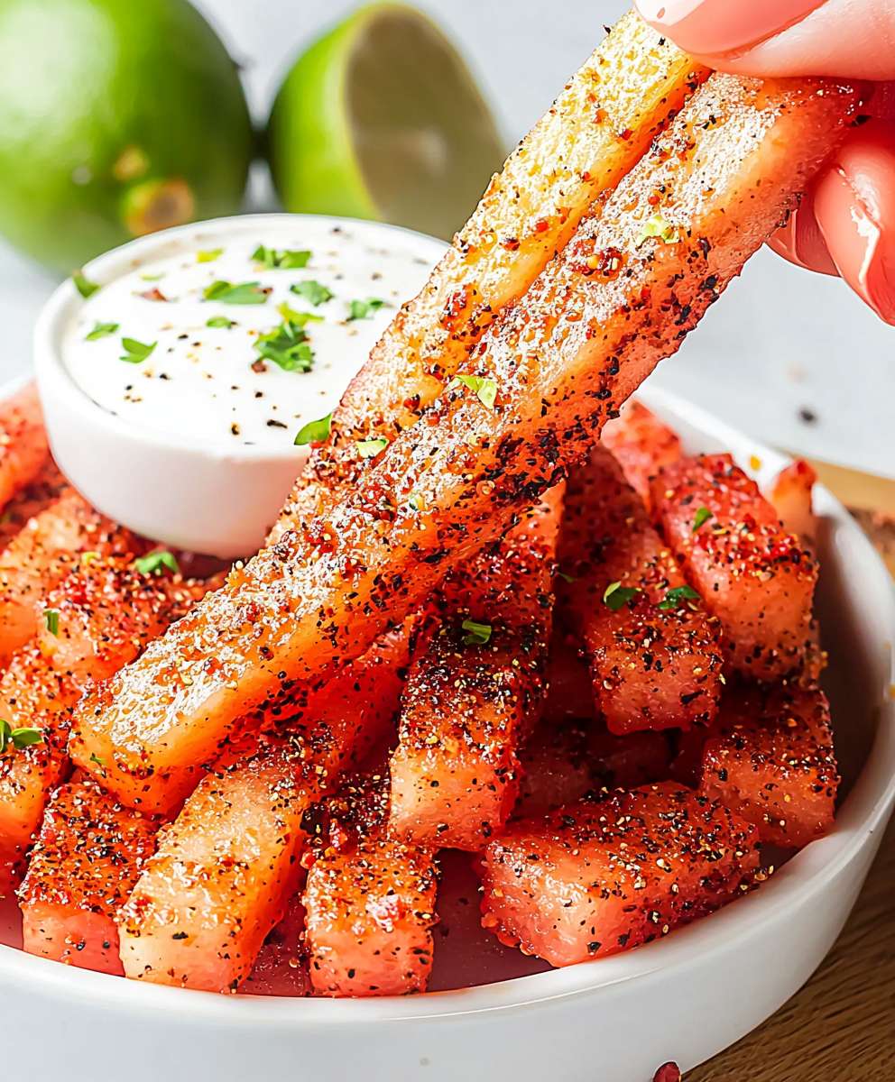 Spicy Watermelon Fries