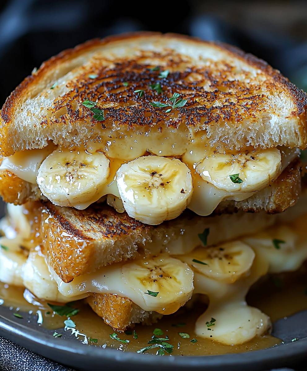 Honey Banana Grilled Cheese
