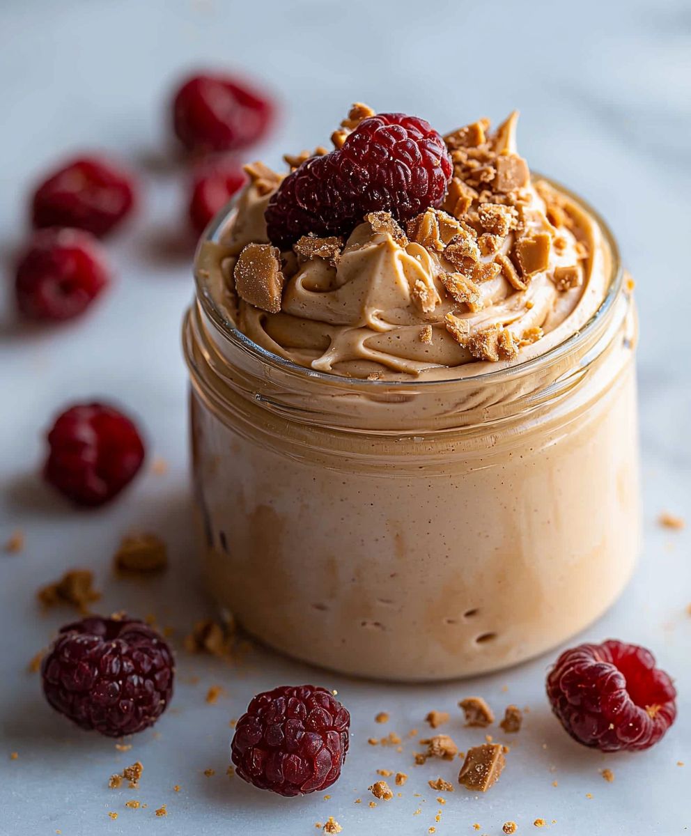 Peanut butter mousse