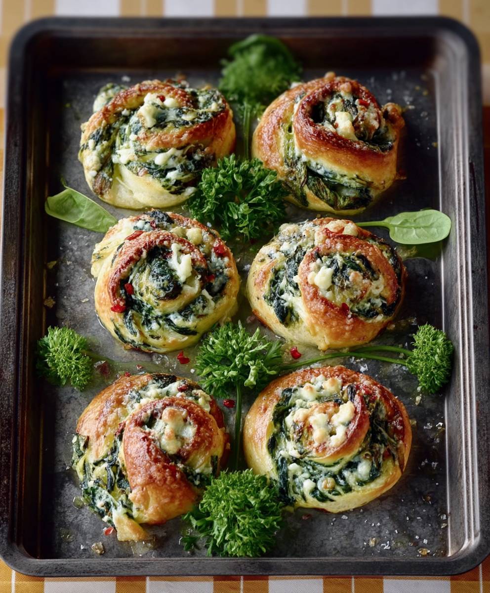 Spinach Artichoke Swirls
