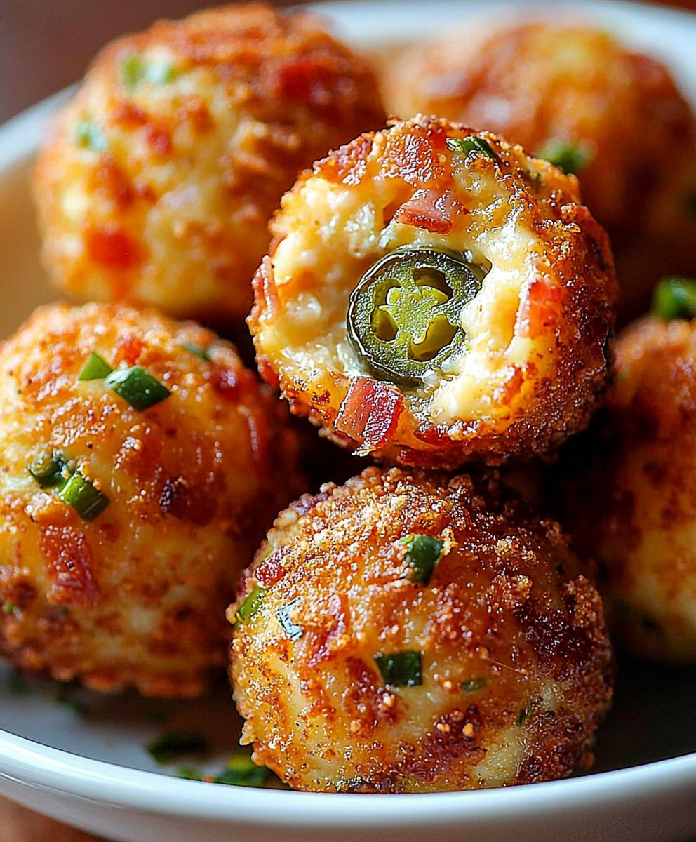 Bacon Jalapeno Popper Cheese Balls