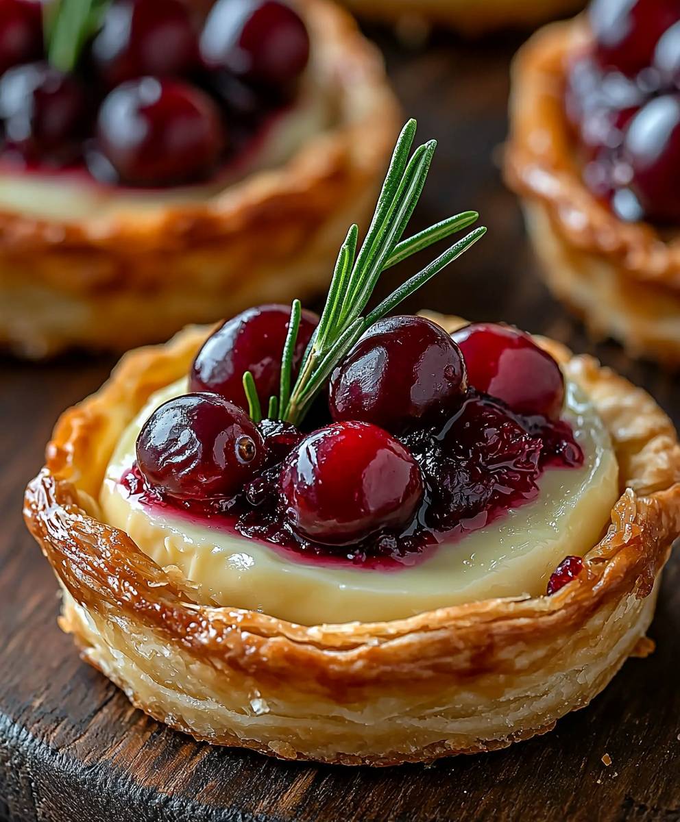 Cranberry Brie Tartlets