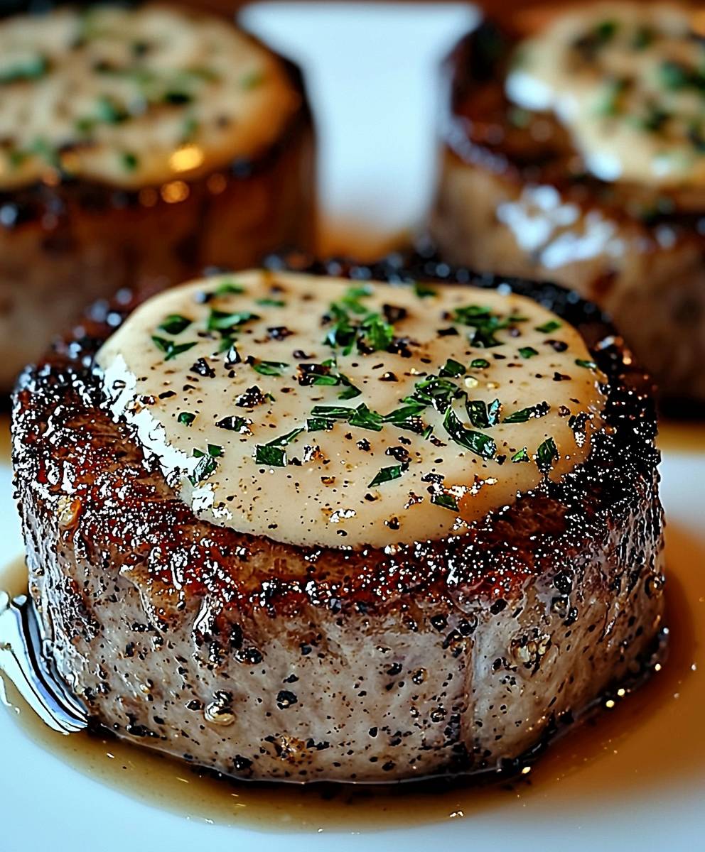 Steak Bourbon Garlic Cream Sauce