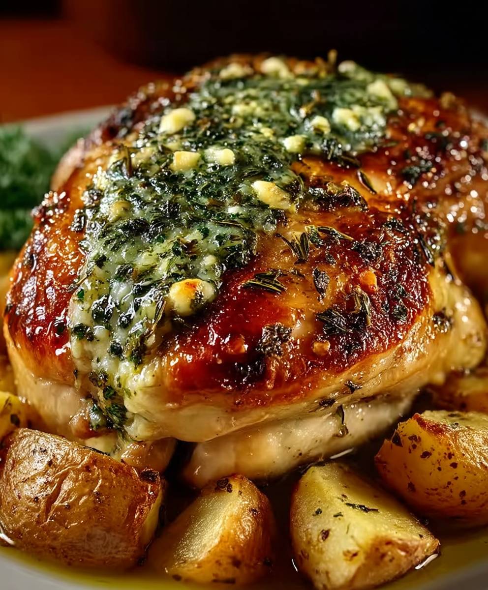 Garlic Herb Roasted Chicken