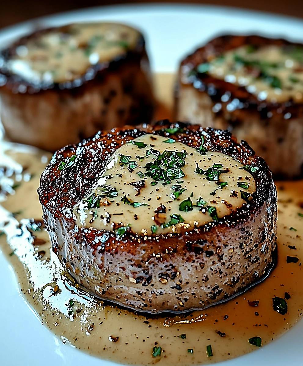 Steak Bourbon Garlic Cream Sauce