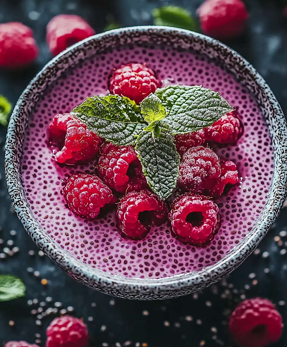 Raspberry Chia Pudding
