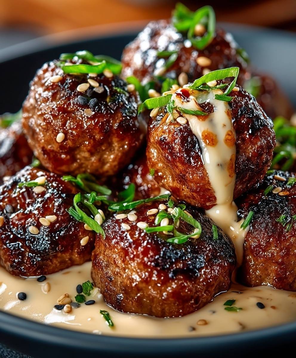 Korean BBQ Meatballs