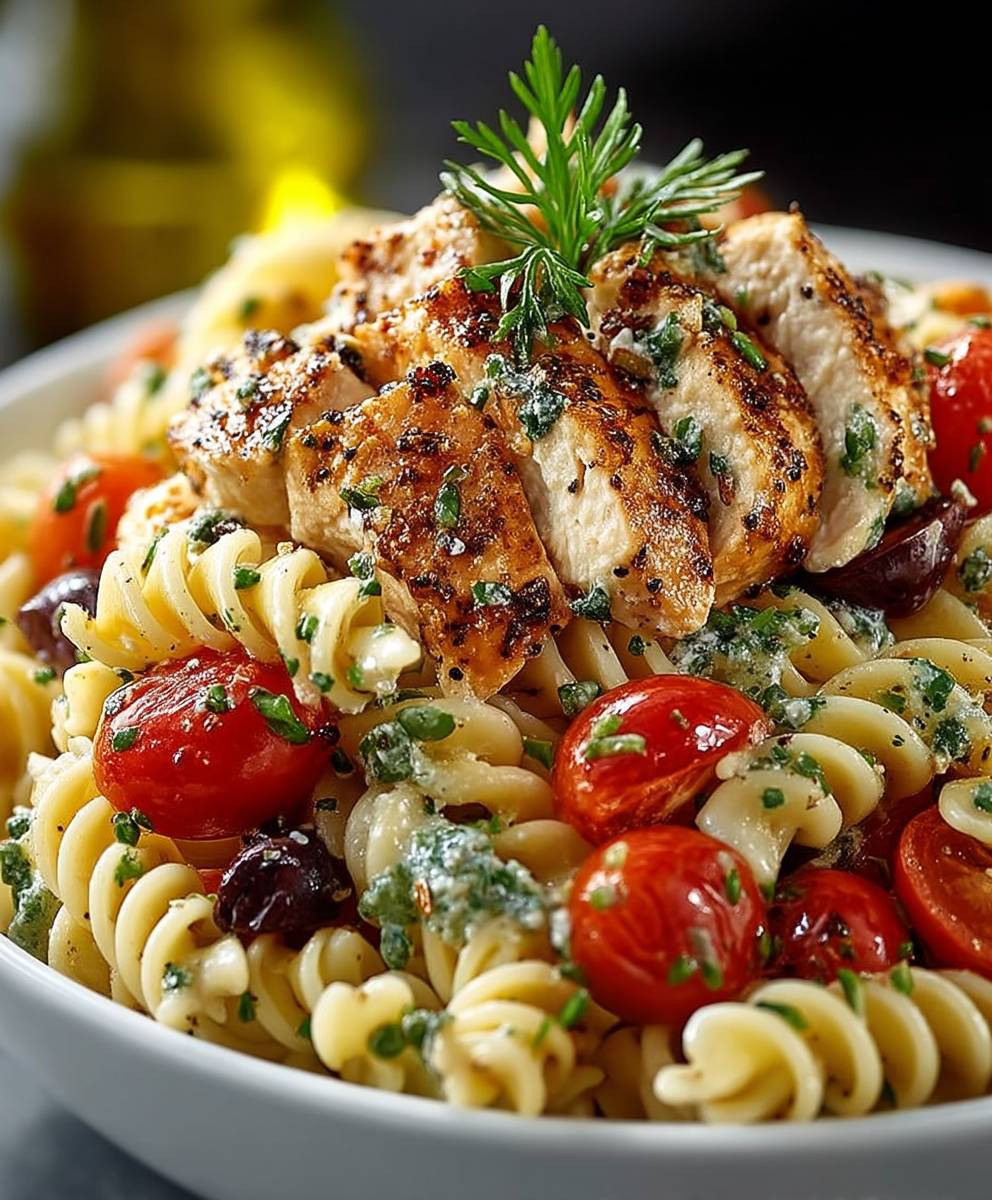Mediterranean Chicken Pasta
