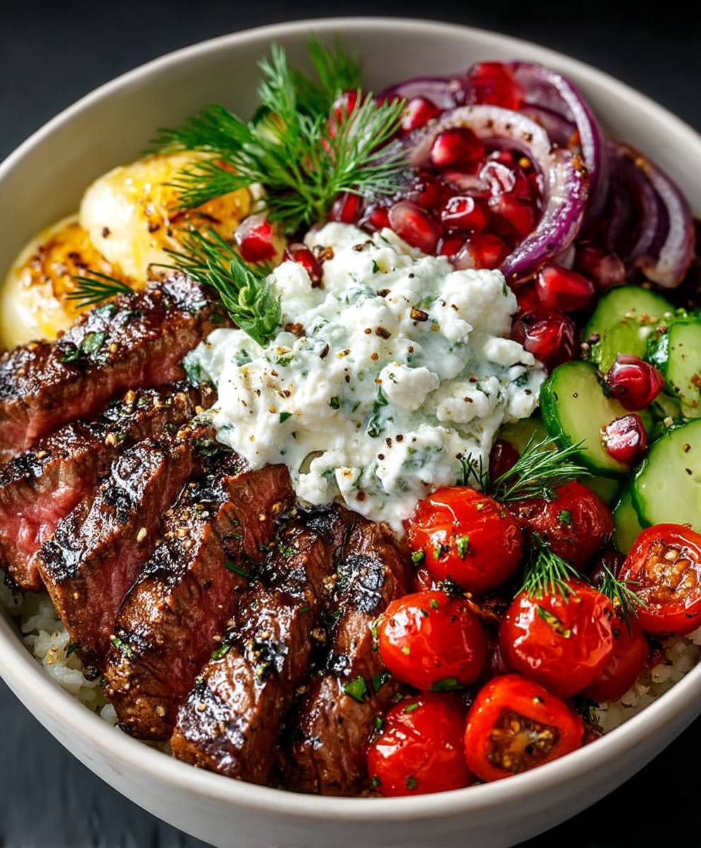 Mediterranean Steak Bowl