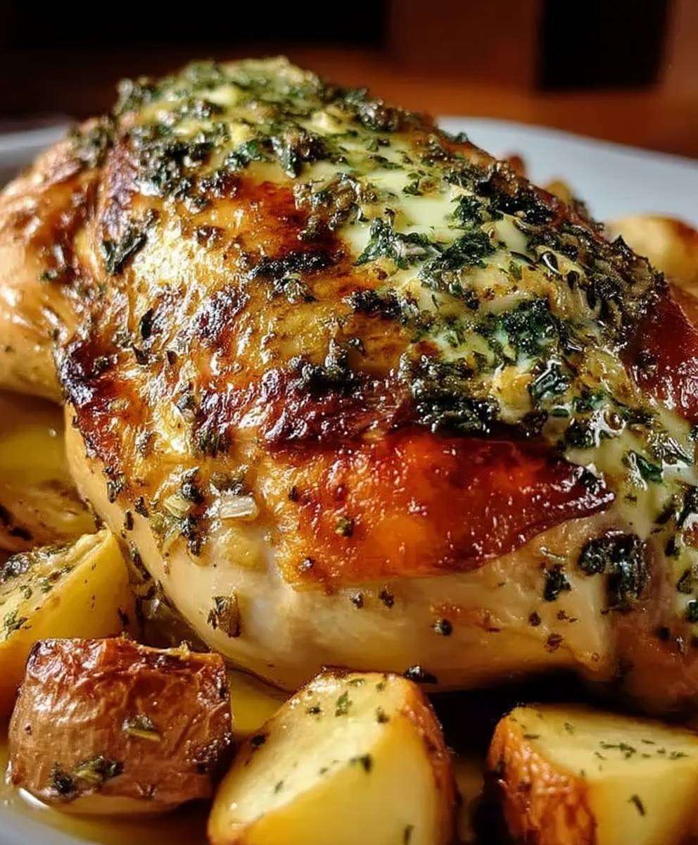Garlic Herb Roasted Chicken