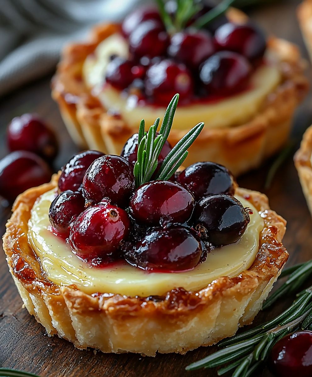 Cranberry Brie Tartlets
