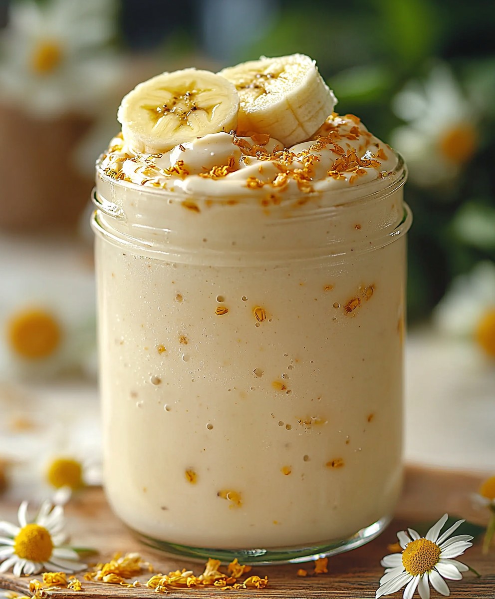 Banana chamomile smoothie