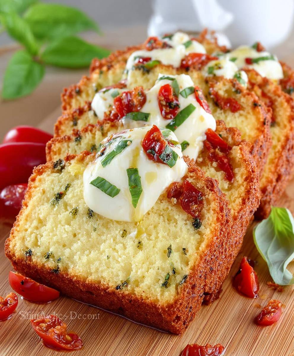 Caprese Quick Bread