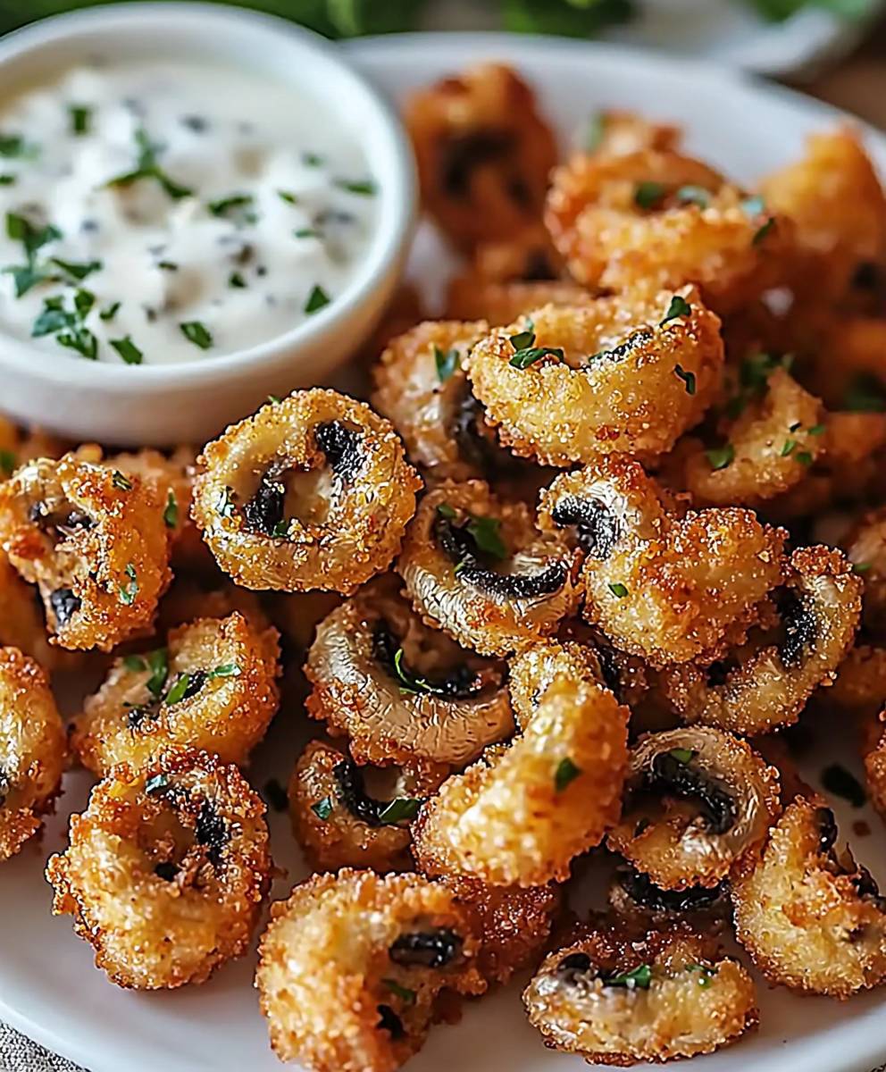 Ranch Breaded Mushrooms