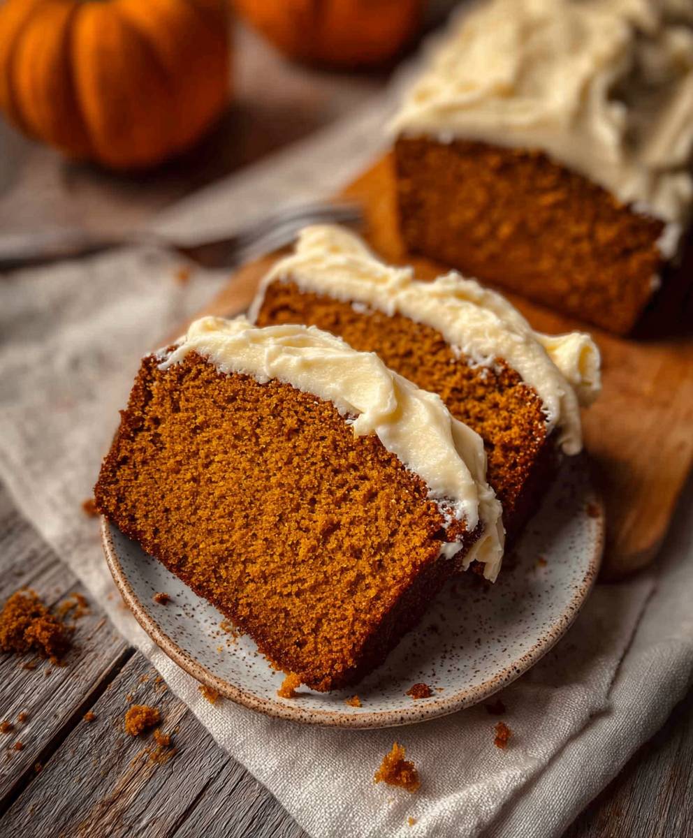 Pumpkin Cream Cheese Bread