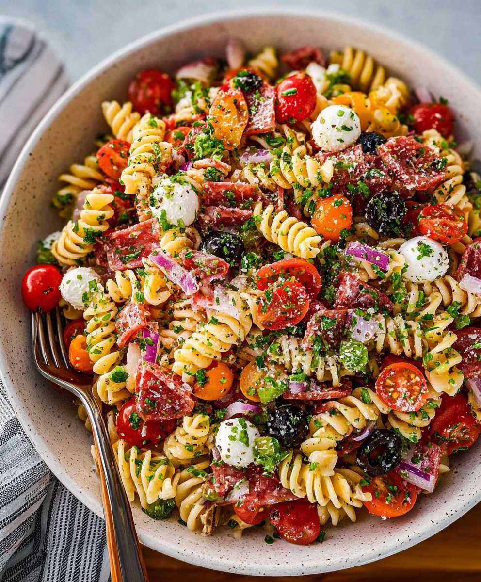 Zesty Italian Pasta Salad