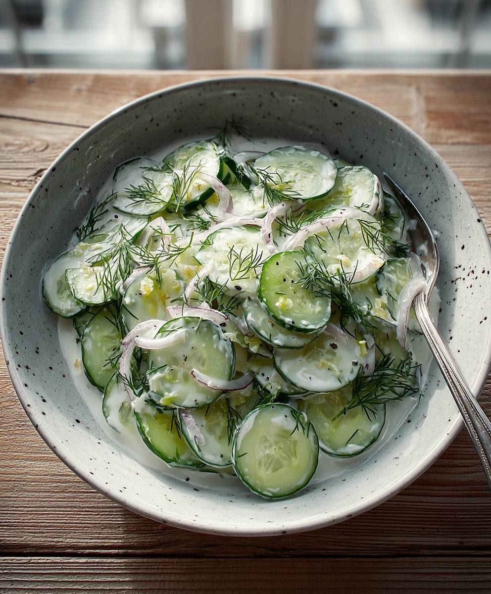 Creamy Cucumber Salad