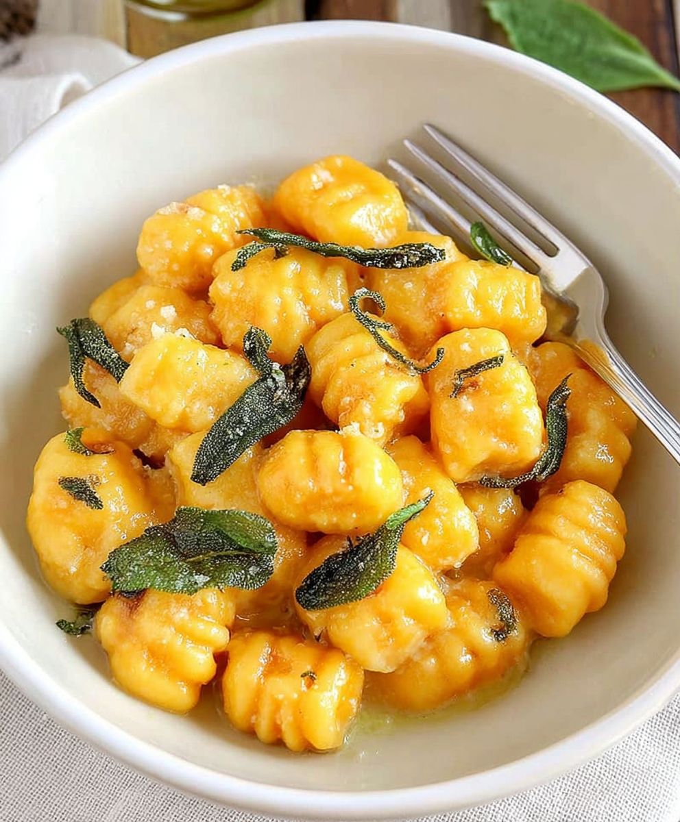 Easy Pumpkin Gnocchi