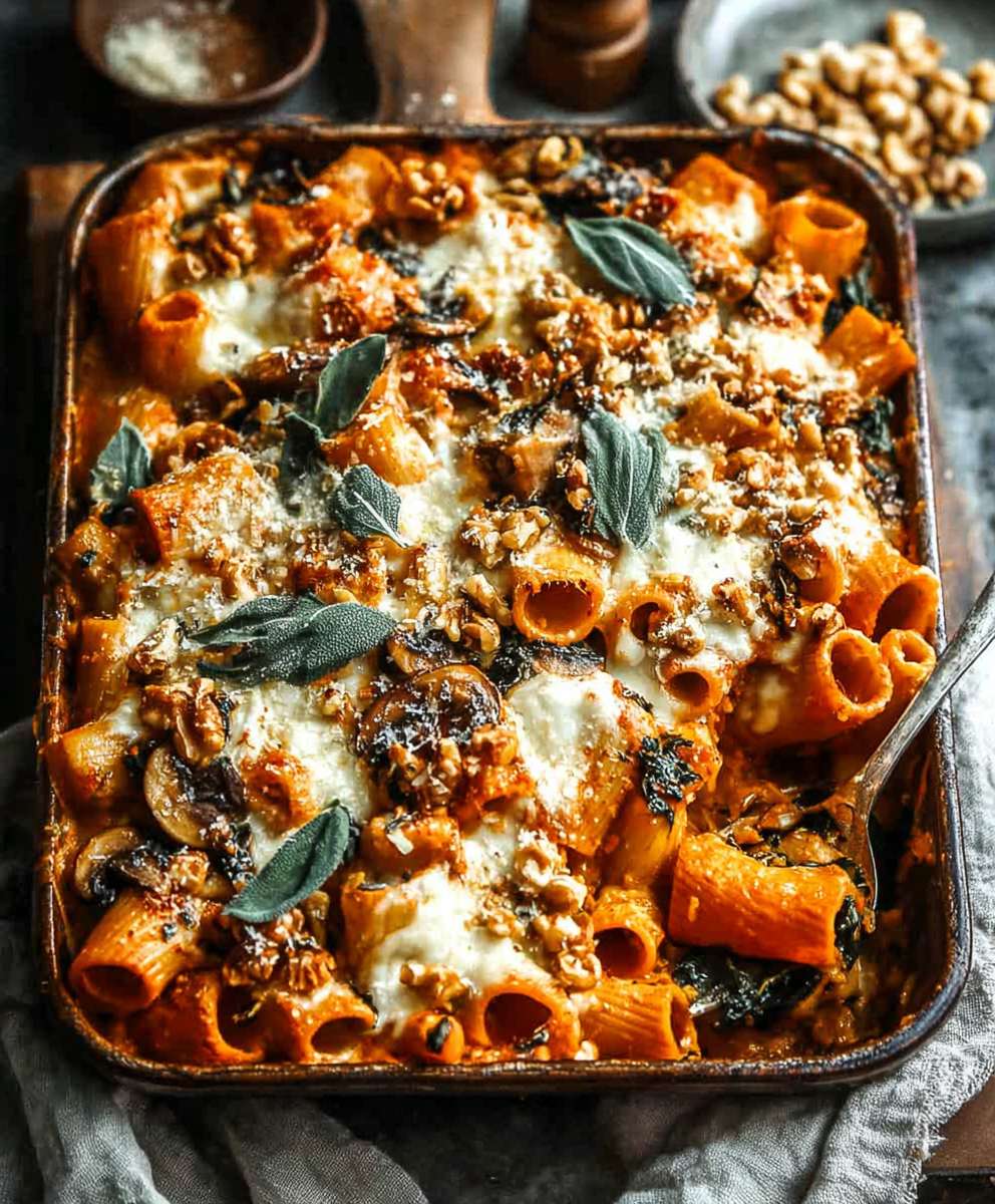 Pumpkin Pasta Bake