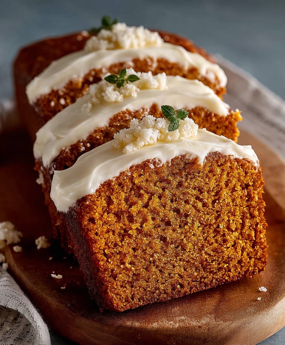 Pumpkin Bread Cream Cheese