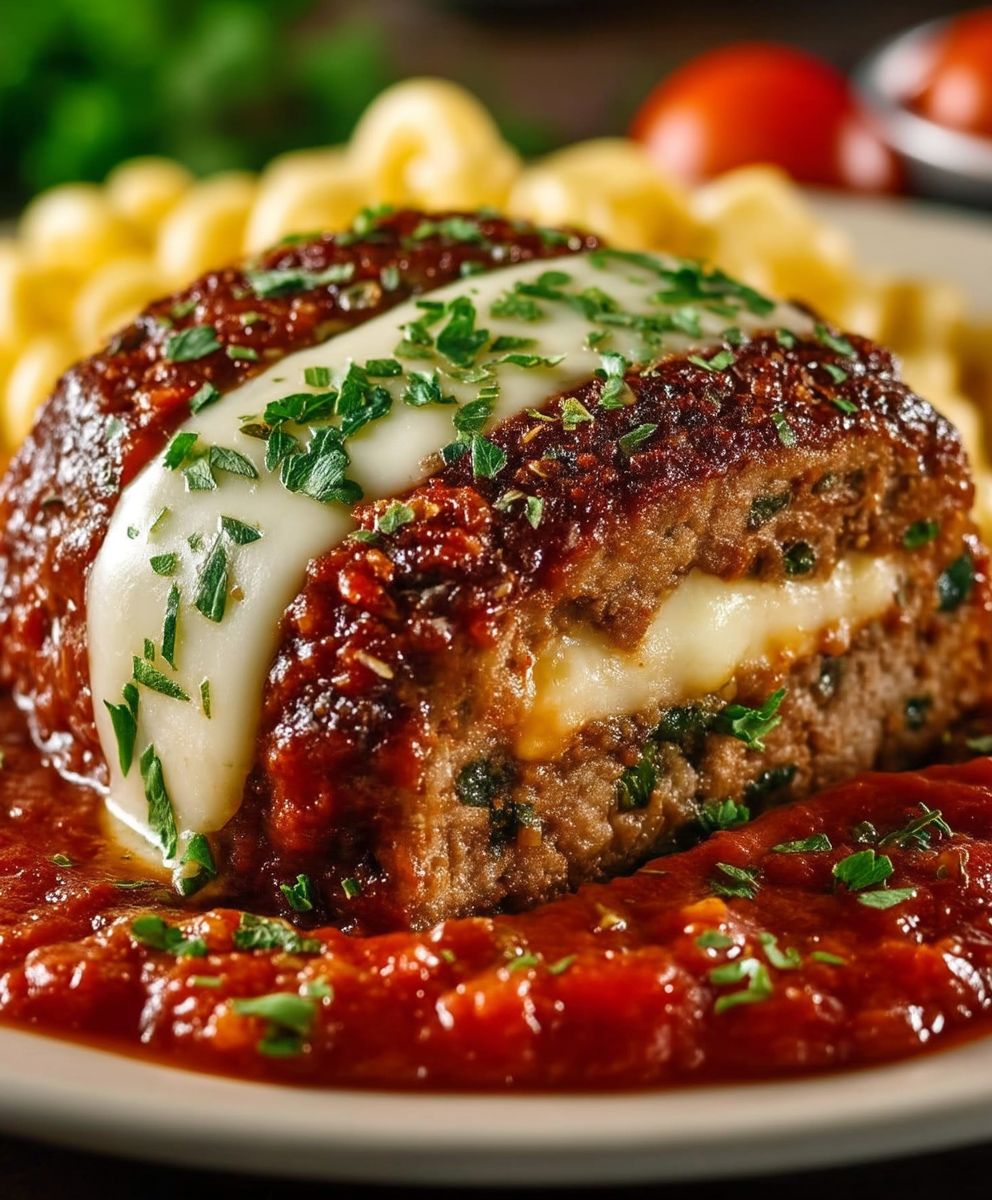 Stuffed Italian Meatloaf