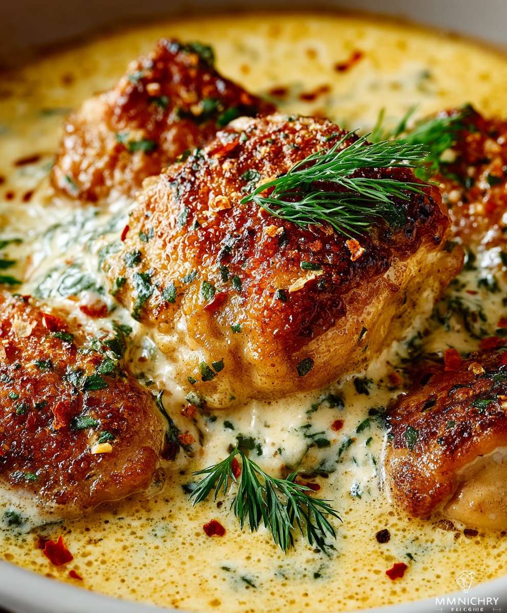 Oven Baked Chicken Thighs