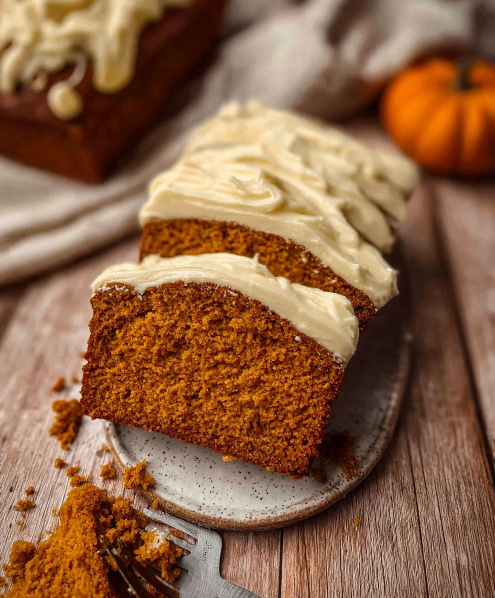 Pumpkin Cream Cheese Bread