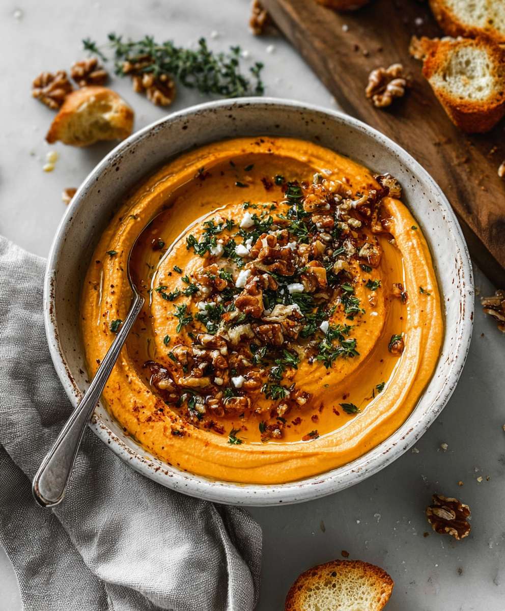 Pumpkin Whipped Feta Dip
